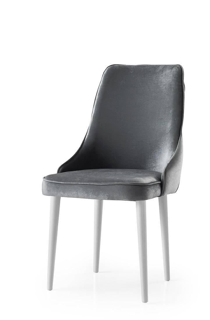 Set van 4 eetkamerstoelen Seyhan velvet