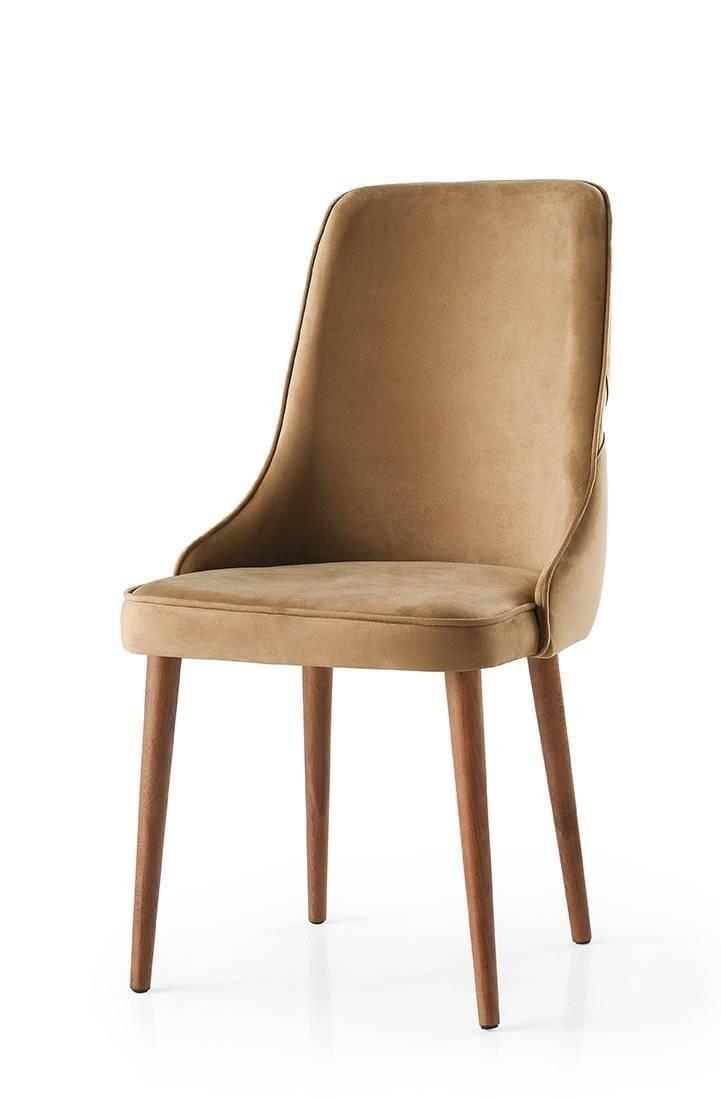 Set van 4 eetkamerstoelen Seyhan velvet