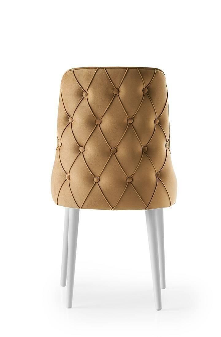 Set van 4 eetkamerstoelen Seyhan velvet