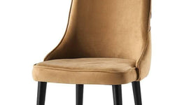 Set van 4 eetkamerstoelen Seyhan velvet