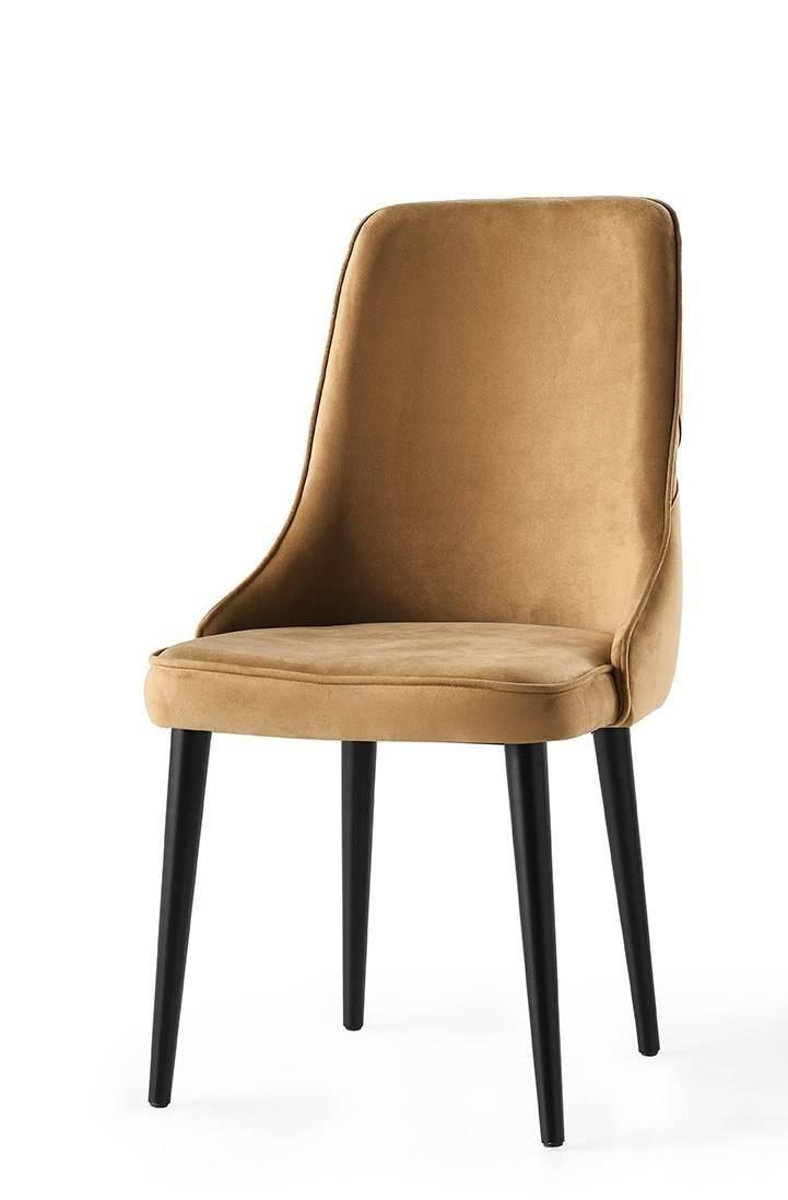 Set van 4 eetkamerstoelen Seyhan velvet