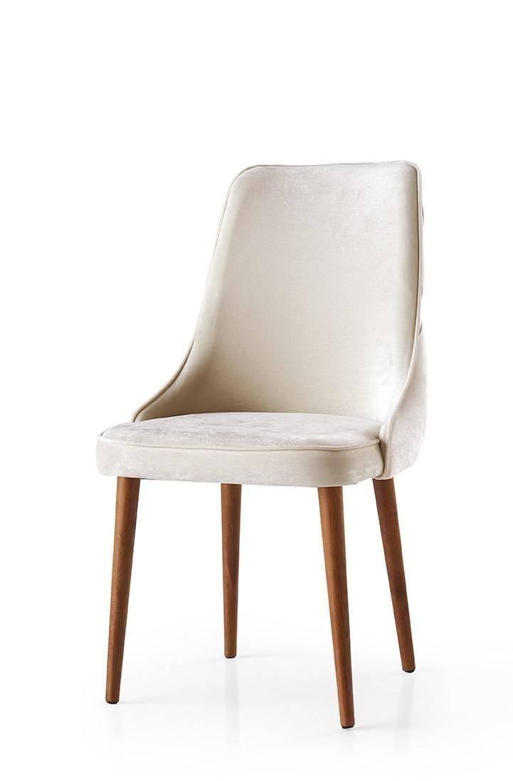 Set van 4 eetkamerstoelen Seyhan velvet