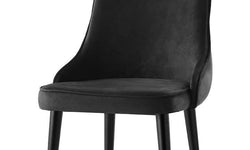 Set van 4 eetkamerstoelen Seyhan velvet