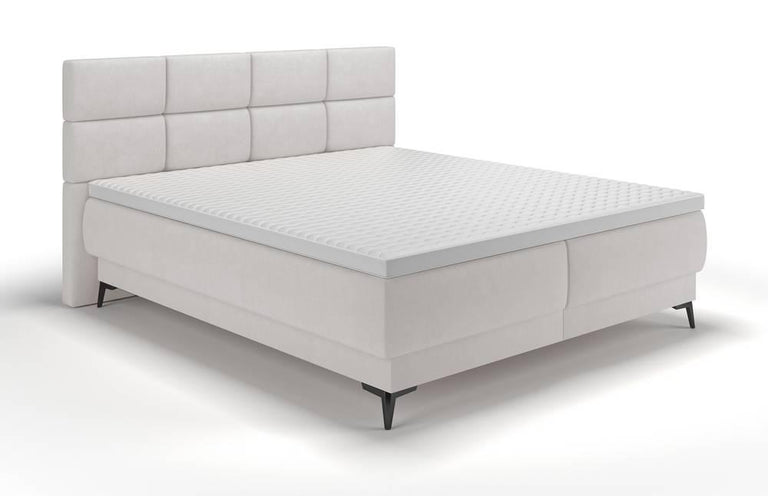 Boxspring Reyuno velvet met opbergruimte 160 x 200 cm