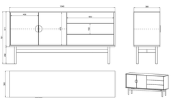 TV-meubel Stoon