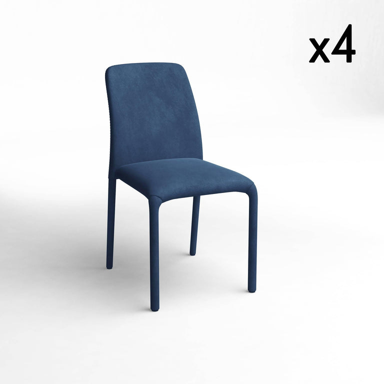 sia-home-set-van4eetkamerstoelen oskar velvet stapelbaar-marineblauw-velvet-(100% polyester)-stoelen- fauteuils-meubels1