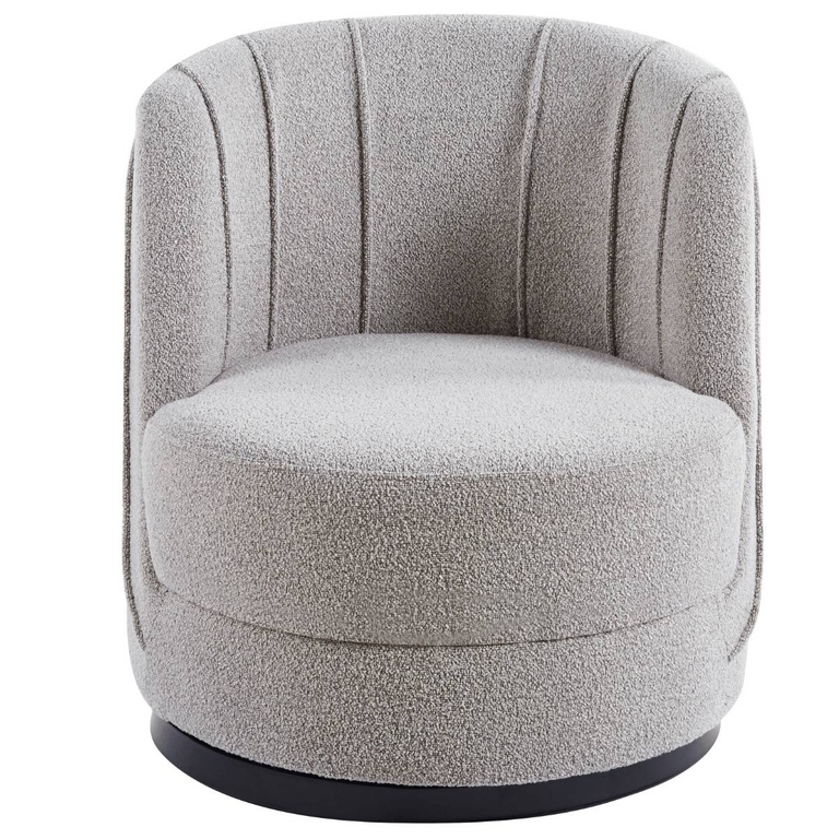 Draaifauteuil Fenna bouclé