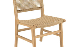 Set van 2 tuinstoelen Valeria - Teak & Rotan