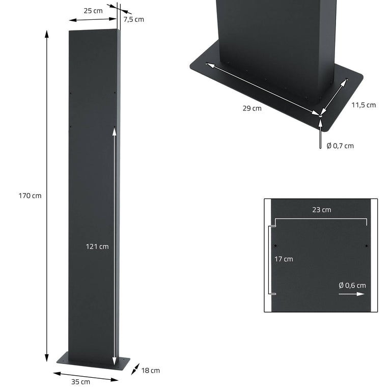 ml-design-brievenbus-ludometstandaard-zilverkleurig-roestvrij-staal-tuinaccessoires-tuin- balkon5