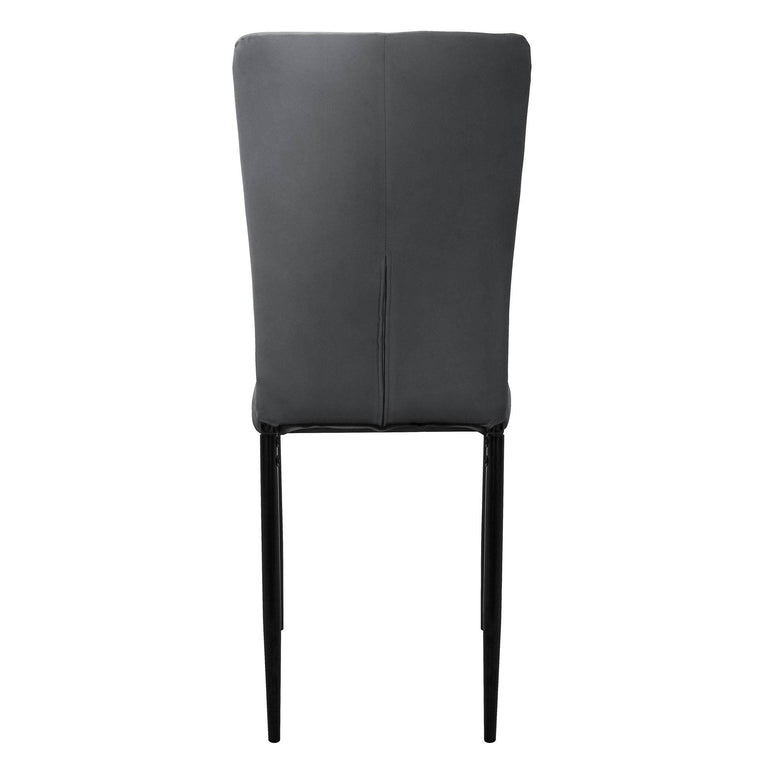 Set van 4 eetkamerstoelen Garcia velvet