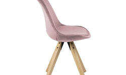 naduvi-collection-eetkamerstoel-stacey velvet-roze-polyester-stoelen-& fauteuils-meubels2