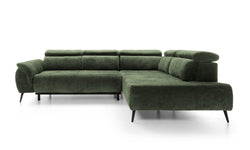 naduvi-collection-hoekbank-germaibigrechts-groen-velvet-chenille-touch (100% polyester)-banken-meubels2