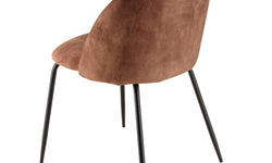 Set van 2 eetkamerstoelen Augustin velvet