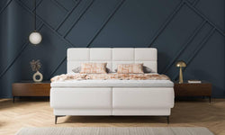 Boxspring Reyuno velvet met opbergruimte 180 x 200 cm