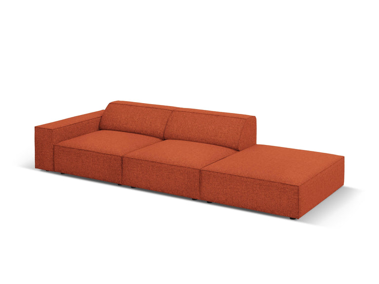 micadoni home-3-zitsbank jodie rechts chenille-terracotta--chenille-banken-meubels3