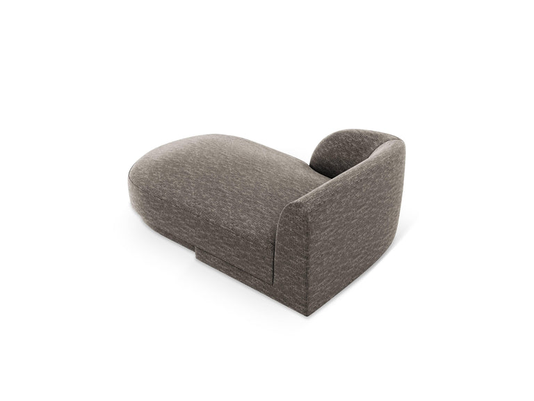 Chaise longue Miley links chenille