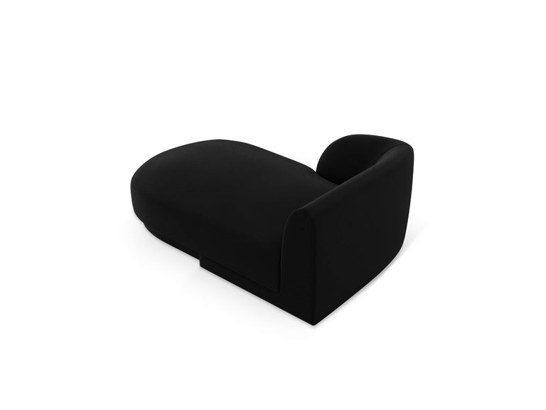 Chaise longue Miley links velvet