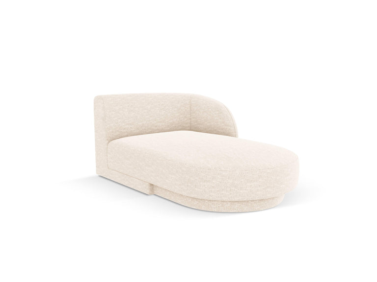 Chaise longue Miley rechts chenille