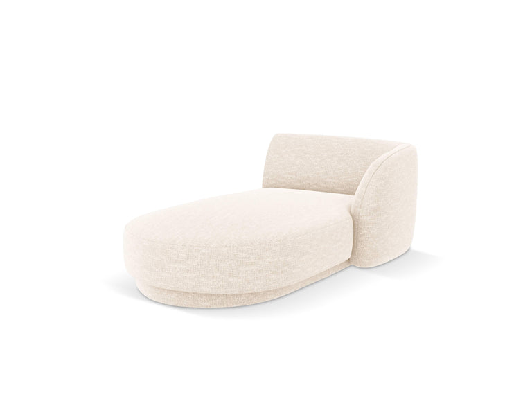 Chaise longue Miley rechts chenille