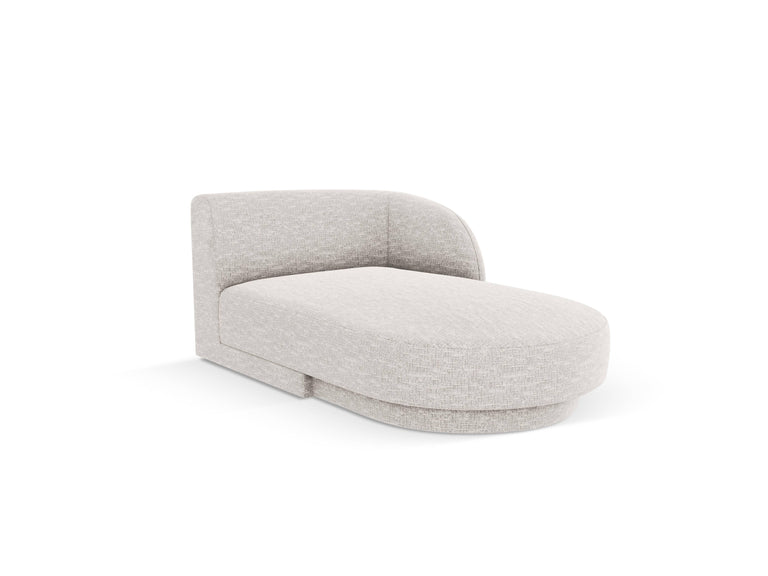 Chaise longue Miley rechts chenille