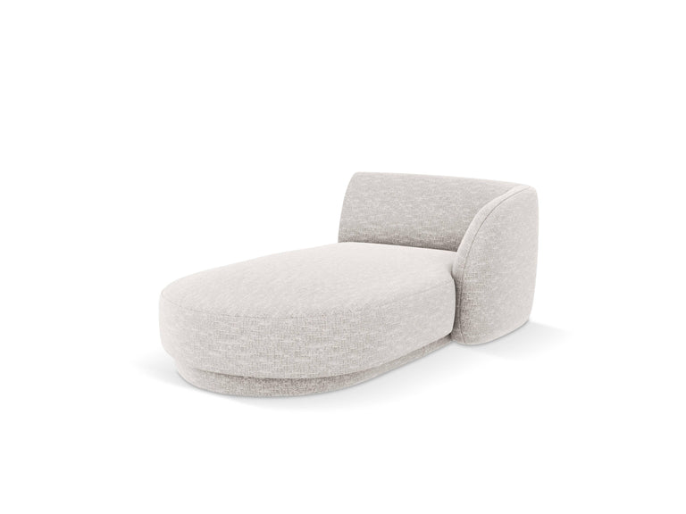 Chaise longue Miley rechts chenille