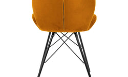 Set van 2 eetkamerstoelen Connor velvet