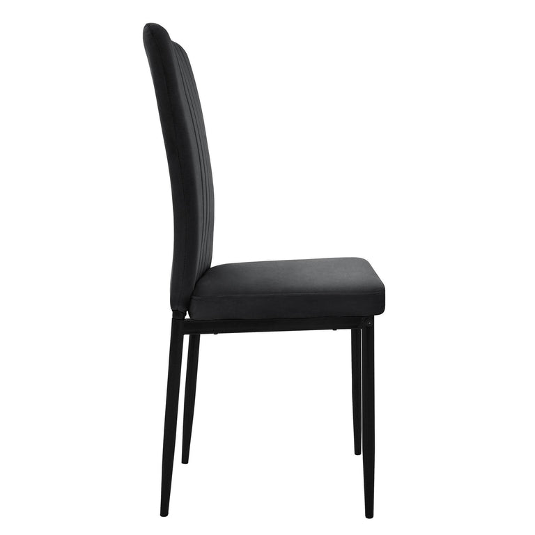 Set van 4 eetkamerstoelen Garcia velvet