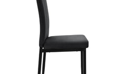 Set van 8 eetkamerstoelen Garcia velvet