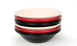 hermia-set van 6 diepe borden willard keramiek-multicolour--keramiek-servies-koken & tafelen1