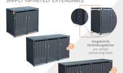 ml-design-afvalemmerhek-tonyvoor2 bakken-antraciet-staal-tuingereedschap-tuin- balkon6