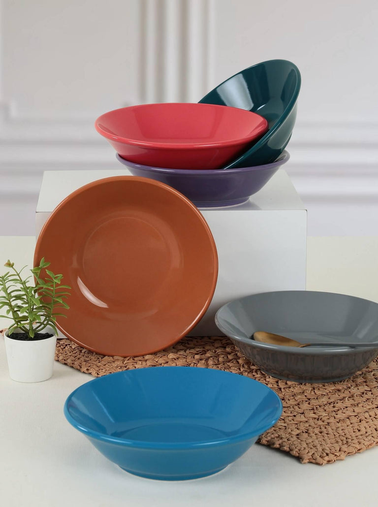 hermia-set van 6 diepe borden terrance keramiek-multicolour--keramiek-servies-koken & tafelen8