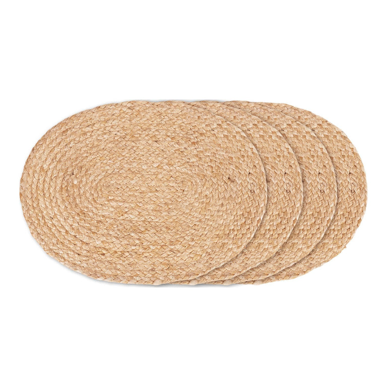 Set van 4 placemats Bombay jute