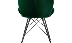 Set van 8 eetkamerstoelen Dane velvet