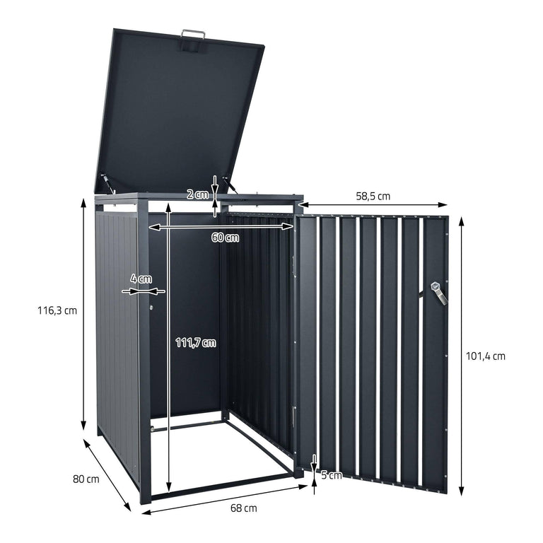 ml-design-afvalemmerhek-tonyvoor3 bakken-antraciet-staal-tuingereedschap-tuin- balkon7