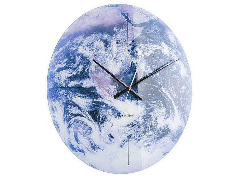 Wandklok Earth