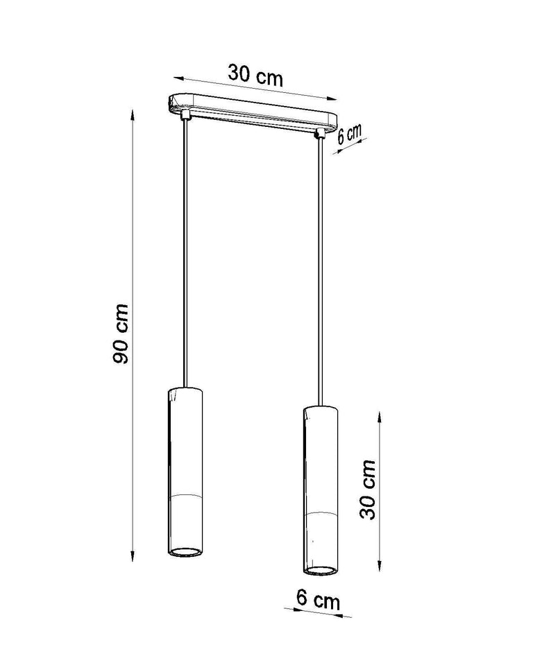 Hanglamp Lux 2-lichts