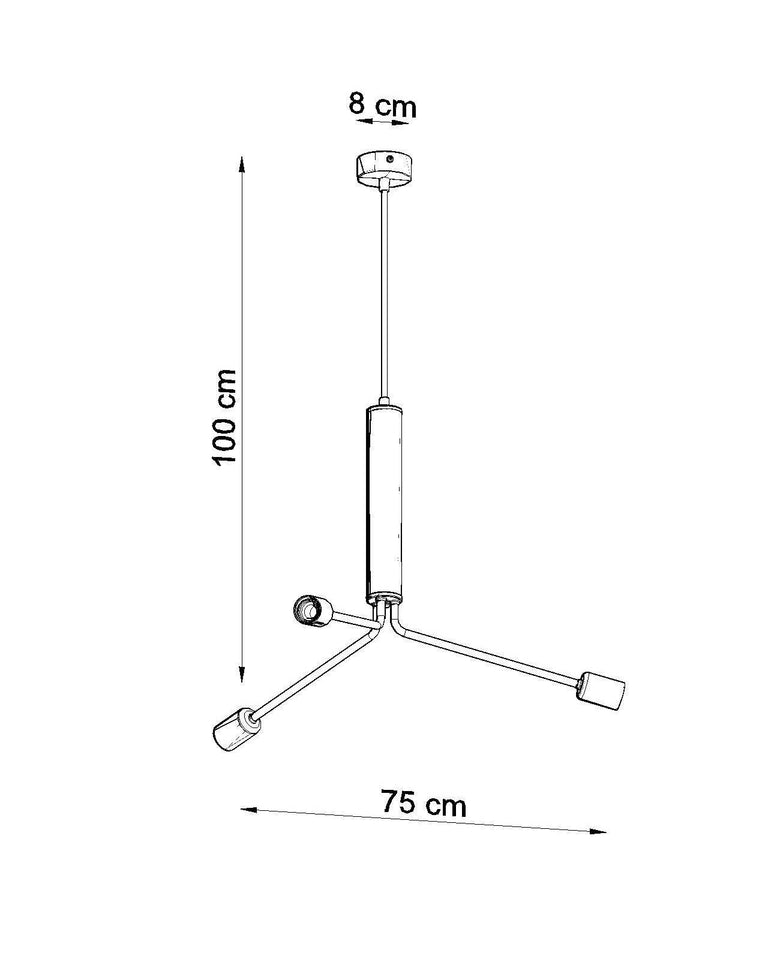 Hanglamp Maddie 3-lichts