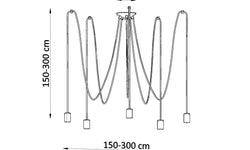 Hanglamp Nuno 5-lichts