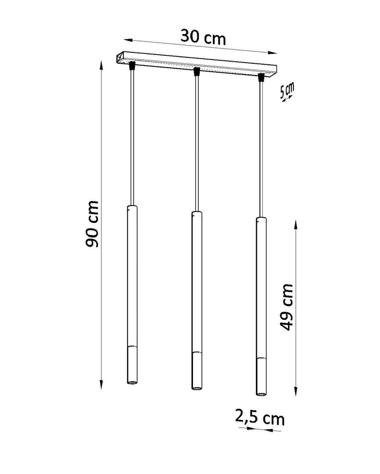 Hanglamp Helix 3-lichts