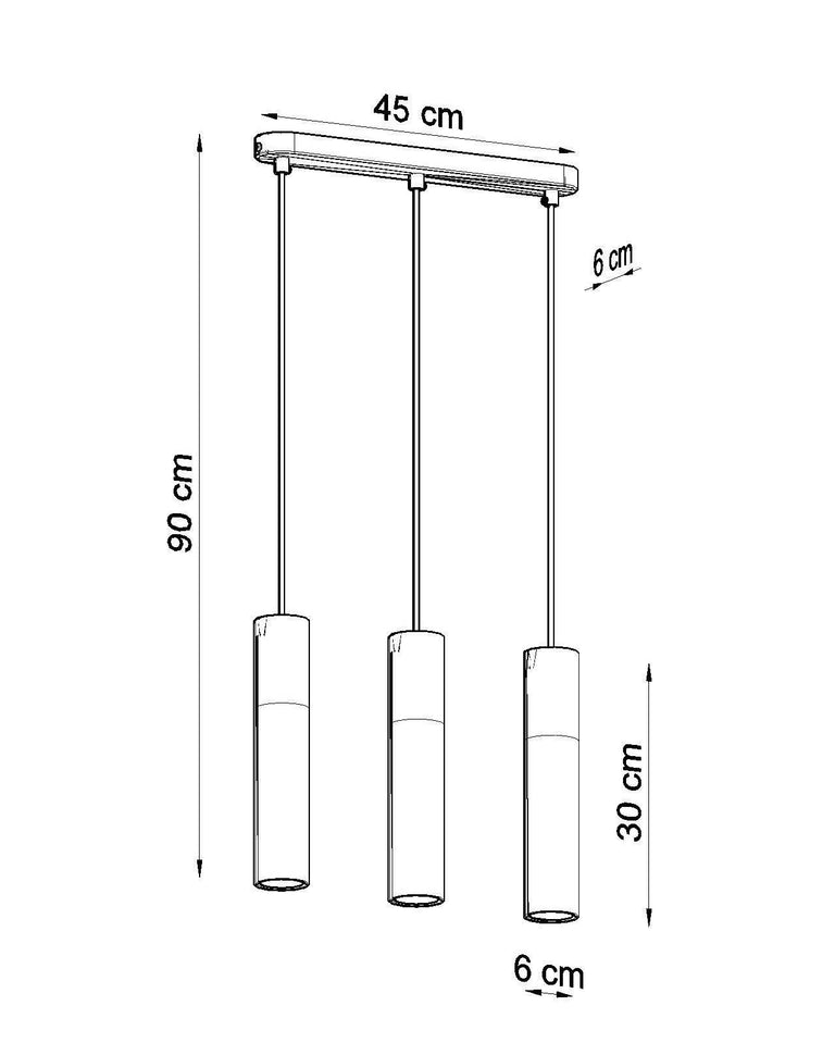 Hanglamp Everdine 3-lichts