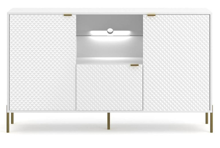 3-deurs dressoir Cemaran met LED verlichting