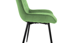 Set van 2 eetkamerstoelen Mana velvet