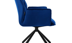 Set van 6 eetkamerstoelen Hale velvet