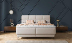 Boxspring Reyuno velvet met opbergruimte 180 x 200 cm