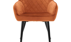 Set van 2 eetkamerstoelen Garth velvet