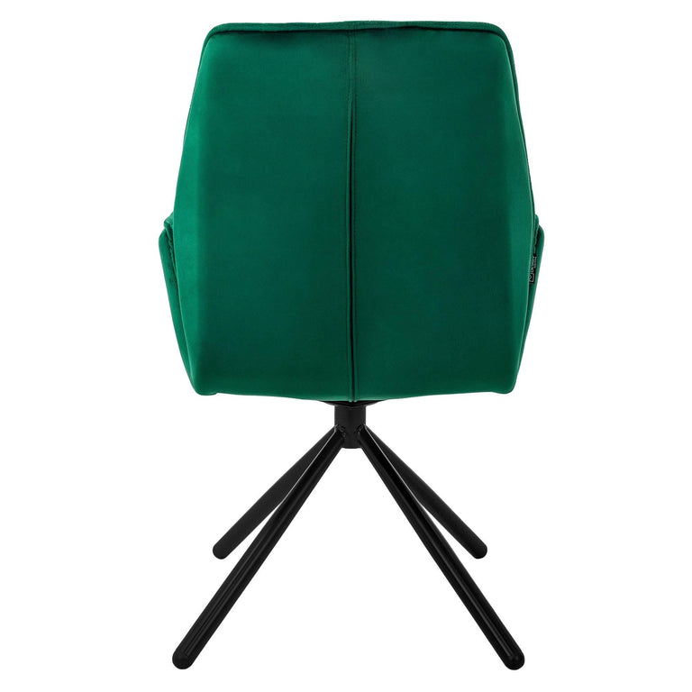 Set van 4 eetkamerstoelen Hale velvet