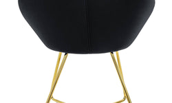 Set van 2 eetkamerstoelen Clair velvet