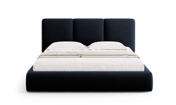 Bedframe Nicolas velvet met opbergruimte en hoofdbord 160 x 200 cm