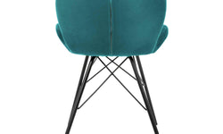 Set van 4 eetkamerstoelen Connor velvet