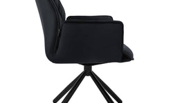 Set van 4 eetkamerstoelen Hale velvet